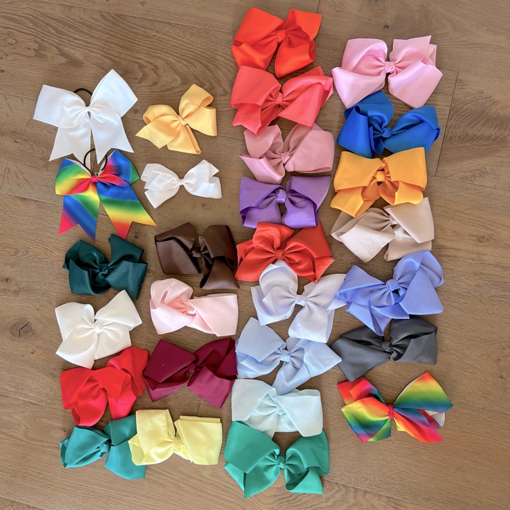 ⚡️Lot of 30 Solid Color Large Bows